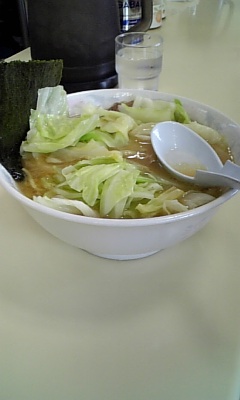 大田のひるごはん（６）「きゃべつラーメン」