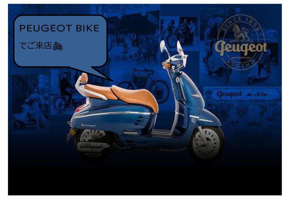 PEUGEOT バイク🏍💙